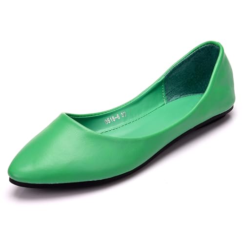 MAIERNISI JESSI Flats for Women Ballet Flats Pointed Toe Dress Business Casual Shoes