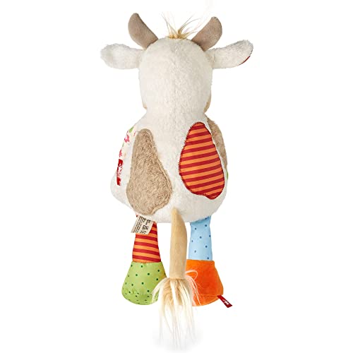 Doudou vache patchwork pour apaiser bébé et enfants de 0 à 8 ans - 2