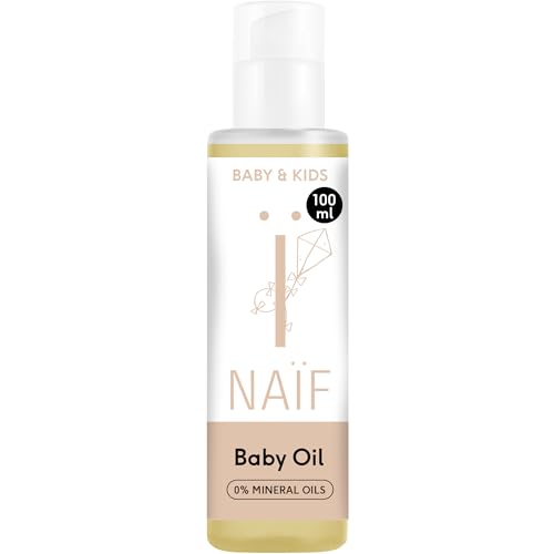 Naïf Huile Bébé & Enfant – Massage et soin, aux ingrédients naturels, vegan – 100 ml