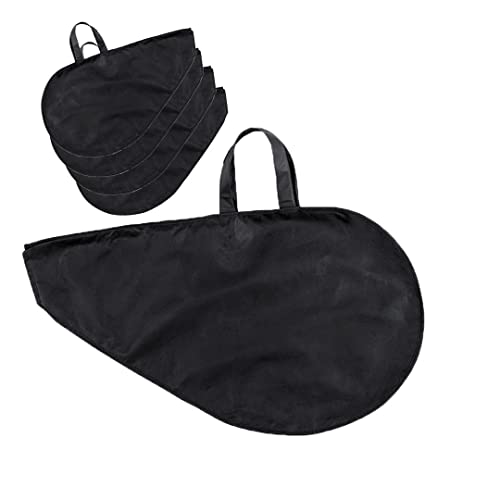 Deliex delicias de Extremadura Lote 10 bolsas para jamón con asas. Funda para JAMONES IBERICOS - Jamon curado-Bolsa para jamón Un Buen jamón Debe IR presentado como se Merece (Negro)