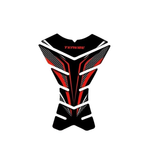 Autocollant protege reservoir moto rouge pour Yamaha XT660Z XT1200Z Tenere