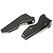 KUAFU Rear Bumper Brackets Compatible with 1964-1979 Ford F250 F350 Styleside 2wd/4wd Rear Bumper Support Steel Electrophoresis Black 4PCs
