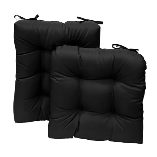 Cjc Outdoor Patio Chair Cushions Set Of 2,Waterproof Rocking Chair Cushion With Ties And Non-Slip Backing,Fade Resistant Deep Seat Cushion Replacement Furniture Cushions For Outdoor Indoor thumb #3