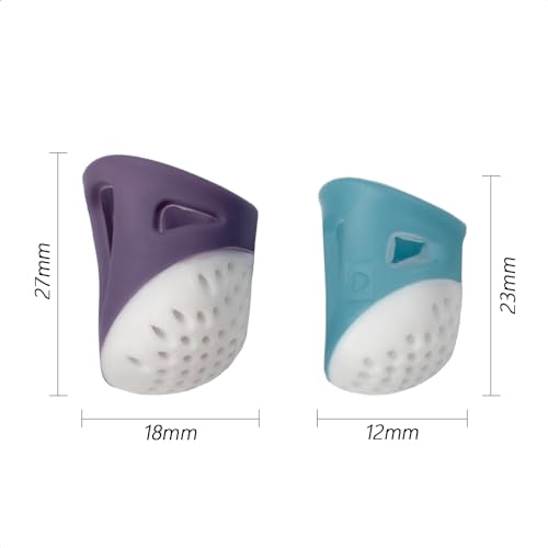 Fiklota ESM62 2 Pcs Thimble Finger Protector thumb #3