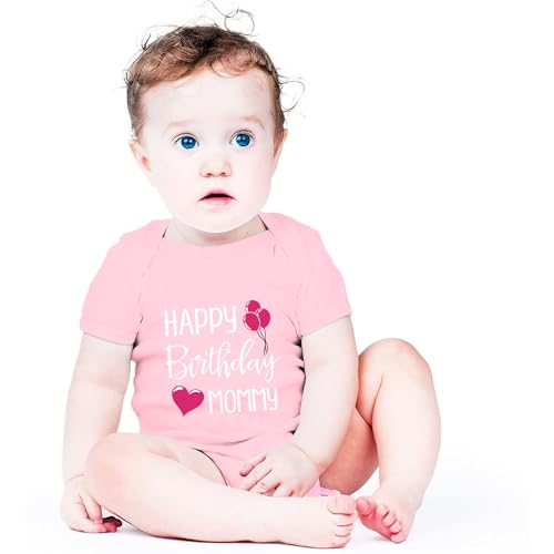 Mommy & Baby Bodysuit - Happy Birthday Outfit2