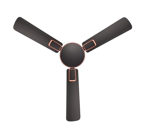 Image of Sujata BLDC Fan | 3-Year Warranty | Ceiling Fan for Living Room /Bedroom with Remote Control, High caliber, H-Class insulation winding, BEE Star Rated, Decorative ceiling fan (Matt B. Copper-Impresso)