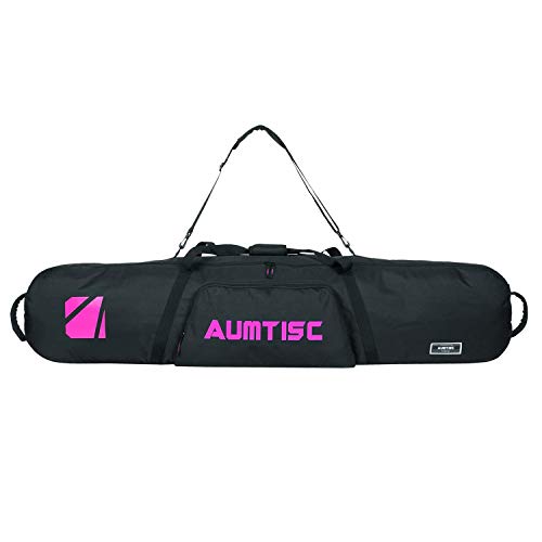 AUMTISC Snowboardtaschen Boardtaschen Skitasche Skiausrüstung Snowboardaufbewahrung Snowboard-Reisetasche Gepolsterte Skitasche Skiausrüstung Skireisetasche Lange Skitasche Länge In Rot-155cm Cover