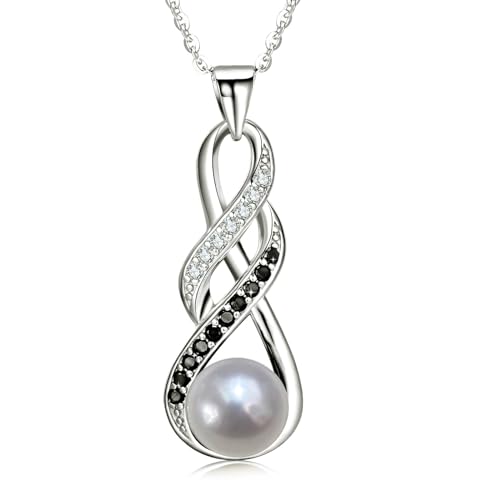 NONNYL Birthday Gifts for Women Wife- Pearl Necklaces- Her Mom Wife Girlfriend Grandma on Christmas Day Valentines Mothers Day Wedding Anniversary Romantic Jewelry Gifts