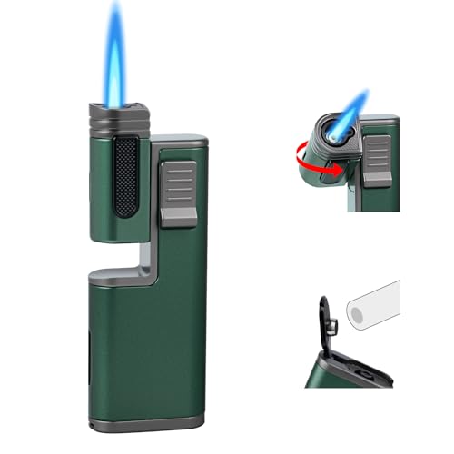 Encendedor antorcha recargable con cabeza giratoria miniatura 1