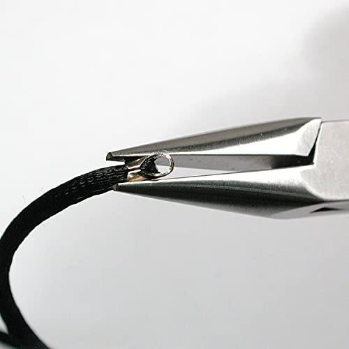 Zebra Chain Nose Pliers, Silver, White, Black, chain nose - 5" - Image 3