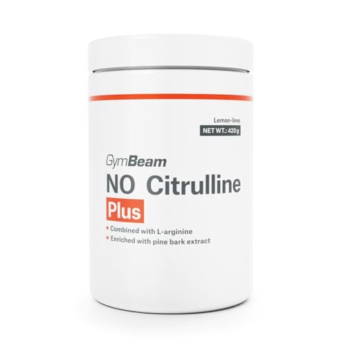 GymBeam NO Citrullina Plus, Integratore Pre-workout Funzionale, Polvere Dissolvibile con Citrullina Malato e Arginina (420 g, Lemon-Lime)
