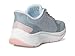 Skechers Women's Go Run Consistent 2.0 Captiva Hands Free Slip-Ins Sneaker, Gray/Light Blue, 7.5