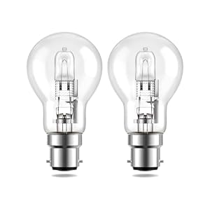 2-Pack 100W B22 Bayonet Light Bulbs Dimmable Warm White 2700K, 862lm A55 Large Bayonet Bulbs for Bedroom Hallway Living Room