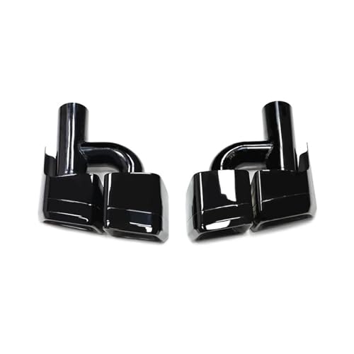 Tuyau d'échappement Quad Black Mercedes W218 en acier inoxydable 304 haute finition