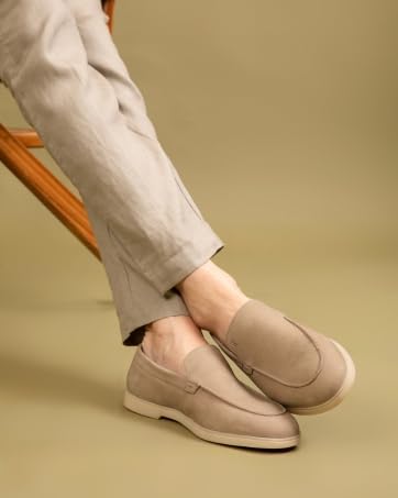 Image of Thomas Crick Men's Casual Summer Loafers - Premium Leather | Anti-Skid Sole | All-Day Comfort