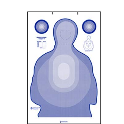 US AIR MARSHALS MODIFIED CARDBOARD TRANSTAR TARGET 25 PACK