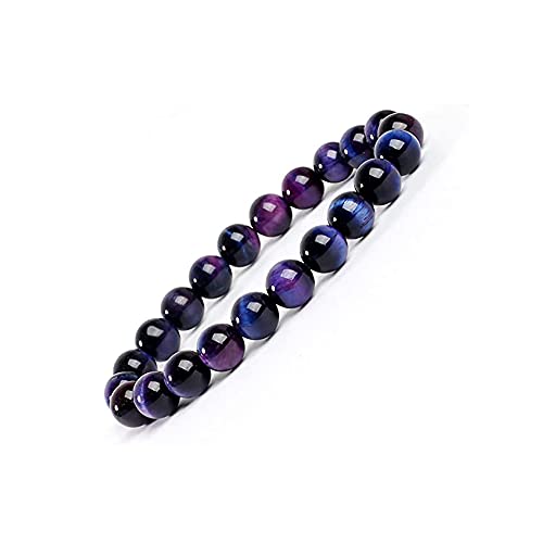 Natural 8mm Gorgeous Semi-Precious Gemstones Round Beads Stretch Bracelet 7 Inch Unisex
