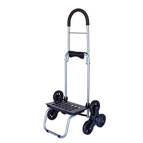 Dbest Products Stair Climber Mighty Max Personal Dolly, Black Handtruck Hardware Garden Utility Cart