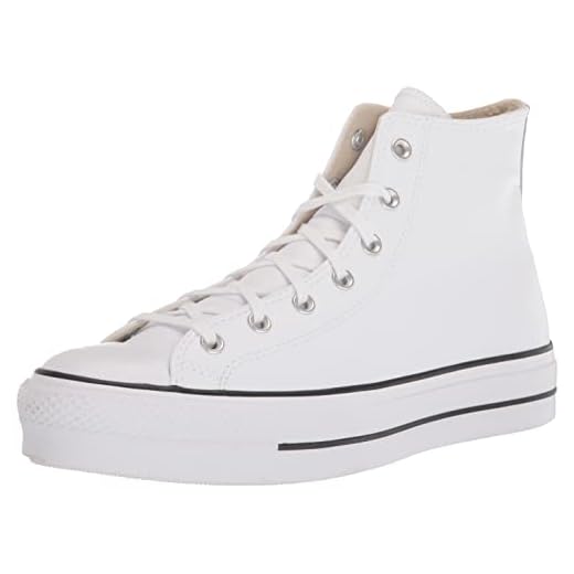 Converse Chuck Taylor All Star Lift, Zapatillas de Gimnasio Mujer, White Black White, 44 EU