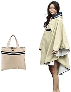 Goenn 215799 Poncho Regenanzug Beige Damen