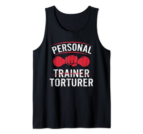 Personal Trainer Torturer Divertente Fitness Esercizio Grafica Canotta