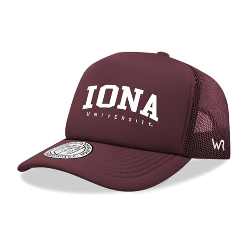 BH Fashion Company Iona College Gaels Trucker Mesh Snapback Game Day Hat Maroon