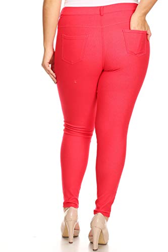 Image of YELETE Women's Basic Five Pocket Stretch Jegging Tights Pants