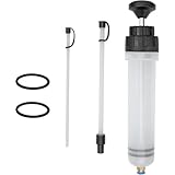 LEAUNGYOO オイルポンプ 注射器 オイルサクションガン 手動 オイル交換 ポンプ チェンジャー シリンジ 吸引ポンプ ガソリン ミッションオイル抽出 (200ML)