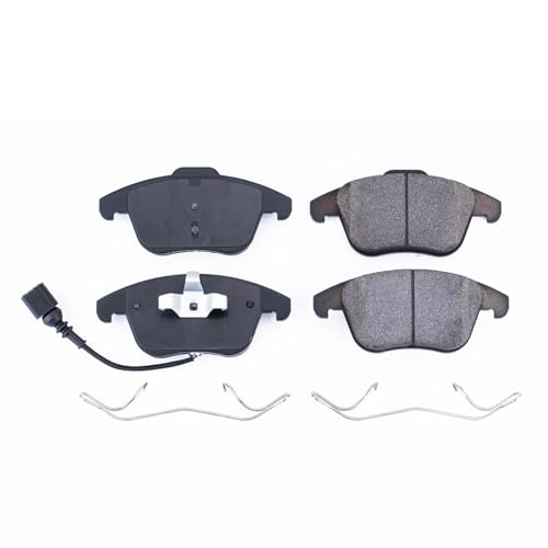 Image of PowerStop Front Brake Pads for Audi Q3 2015-18 |Q3 Quattro 2015-18 |Volkswagen Passat 2012-20 |Tiguan 2009-17 |Tiguan Limited 2017-18 - Z17 Ceramic Brake Pads with Installation Hardware, 17-1375