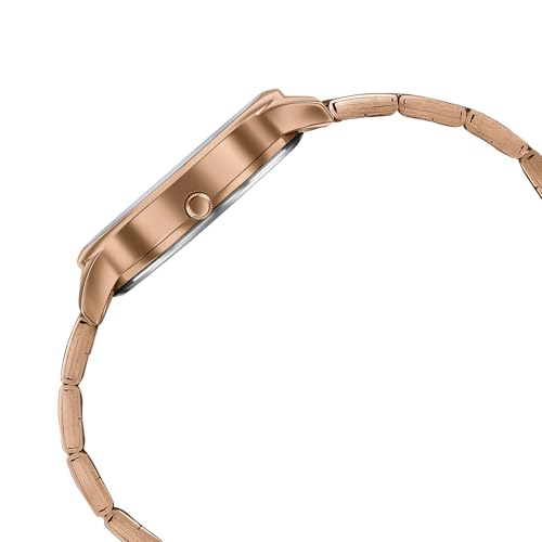 Image of Sonata Axis with Quartz Analog Ivory MOP Premium Multifunction Design Dial IP RG Strap Watch for Women - 87119WM02