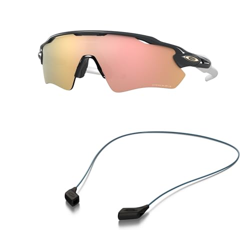 Oakley OO9208 Sunglasses Bundle: OO 9208 RADAR EV PATH 9208C7 Carbon and Large Blue leash Accessory kit2