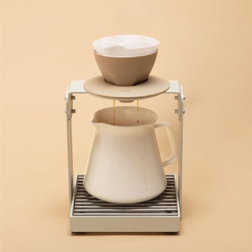Image of Palatti 102 Trapezoidal Cone Coffee Paper Filters (100 count) for #2, 1x2 and 102 Style in Size 2 Pour Over Makers and Drippers, with Reclosable Zip Bag as a Convenient Filter Holder