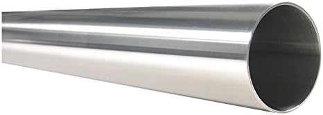 1" OD 316L Stainless Steel Tubing, 16 Gauge (.065), Welded, A270-S2, 20Ra MPID, 32Ra MPOD - 1' Length (3A Polish)