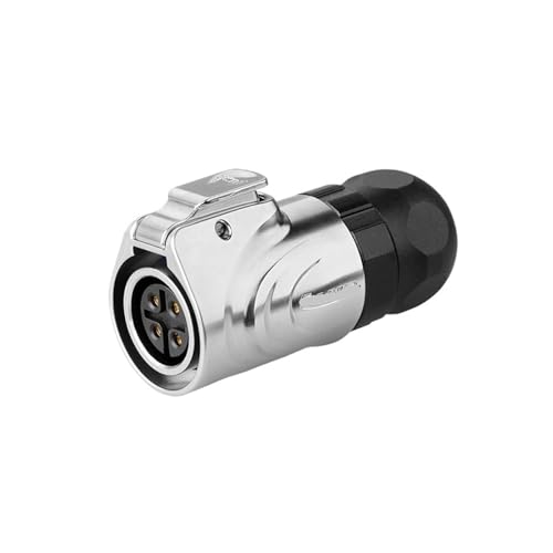 Conector LP16 de 4 pines con caja de brida metálica para aviación 2