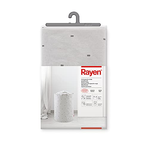 Panier à linge multifonctionnel blanc 70L avec poignées Rayen - 4