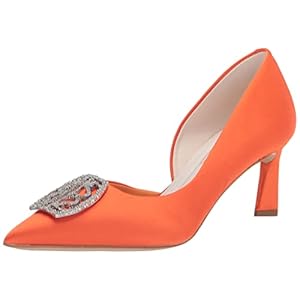 Franco Sarto Women’s Tana Pointed Toe D’Orsay Mid Heel Pump