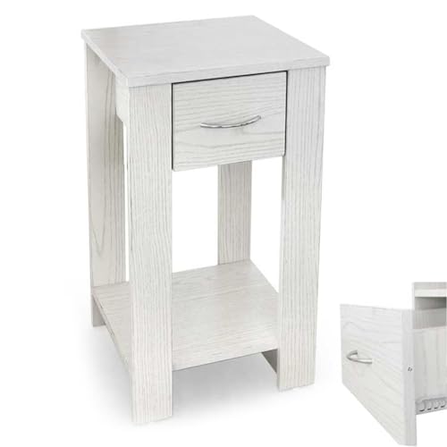 𝐃𝐞𝐬𝐢𝐠𝐧 𝐦𝐨𝐝𝐞𝐫𝐧𝐨 𝐚𝐝𝐚𝐭𝐭𝐨 𝐚 𝐩𝐢𝐮̀ 𝐚𝐦𝐛𝐢𝐞𝐧𝐭𝐢 - Il design moderno rende questo comodino adatto a diversi contesti. Perfetto per camera da letto e soggiorno. Si integra facilmente con arredi contemporanei. Un complemento discreto e funzionale.