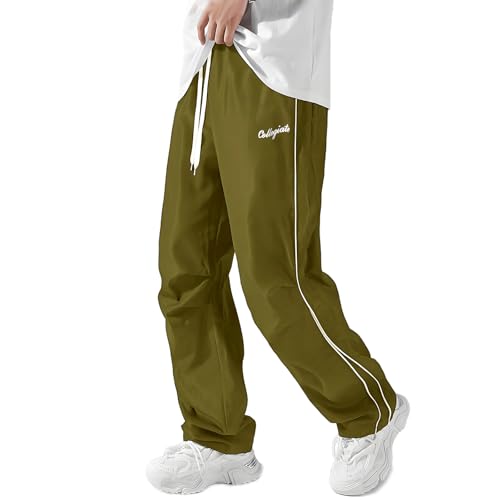 Zidoley Baggy Jogger Pantalones de chándal para hombre, con