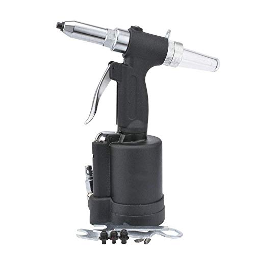 JF-XUAN Portable Practica Pneumatic Pneumatic Rivet Tool, Lengthened Small Guide Stainless Steel Rivet Hand Tool Hand Tools Industrial Pneumatic Riveted Nut