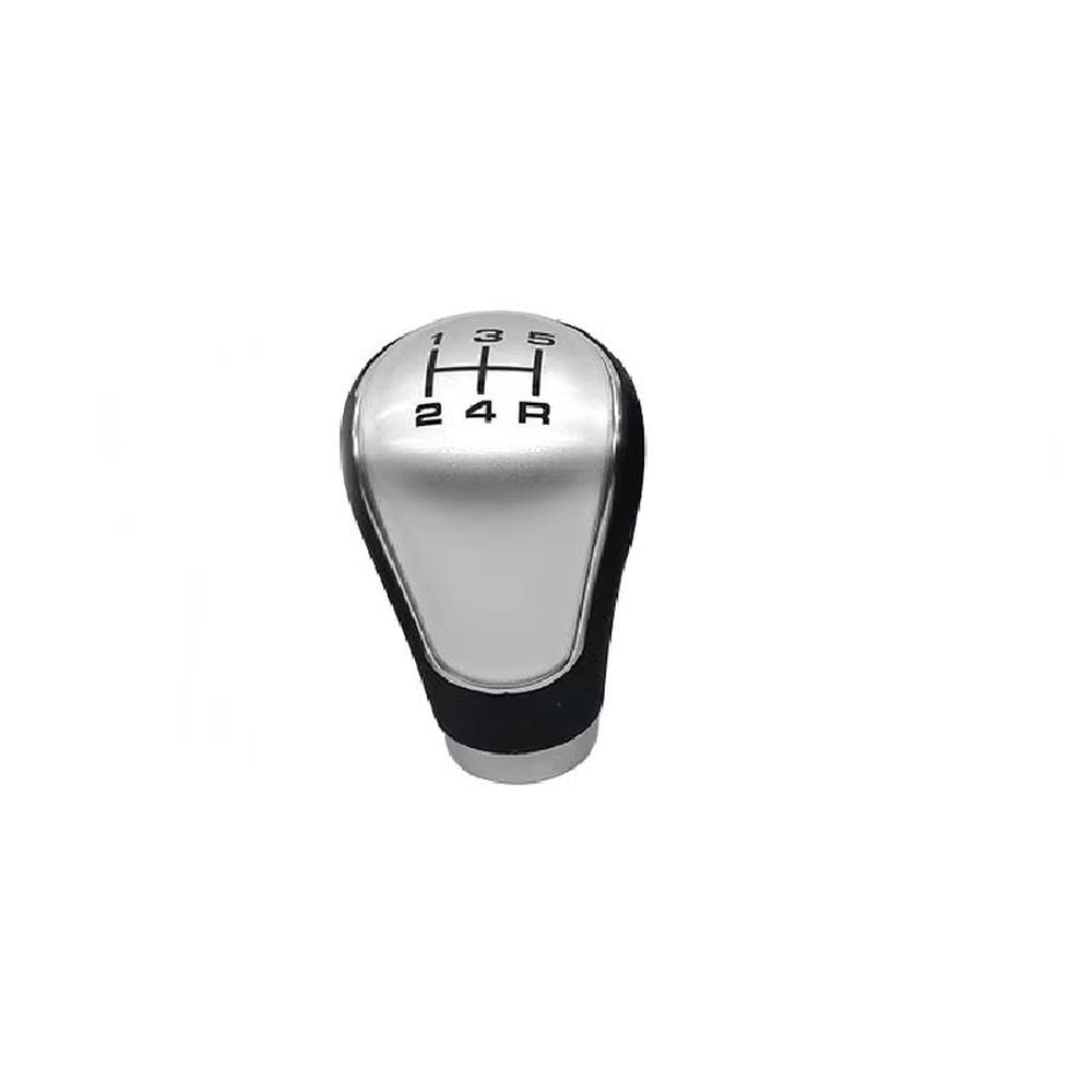 Poanbcgy Silver Auto Parts 5 Speed Gear Shift Knob For Mitsubishi Asx 2013 2014 2015 2016 2017 2018 Gear Ball Head(Silver)