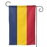 Flagge des Tschads, saisonale Gartenflaggen für draußen, langlebig, doppelseitig, Urlaubsdekoration, Hofflaggen