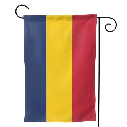 Flagge des Tschads, saisonale Gartenflaggen für draußen, langlebig, doppelseitig, Urlaubsdekoration, Hofflaggen