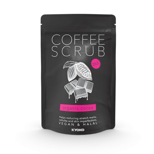 Exfoliant naturel au café corps bio cacao vegan sans parfum KYOKO