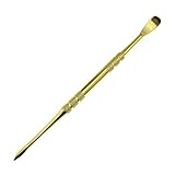 Maxmoral Gold Stainless Steel Spoons Glass Accessories Carving Tools