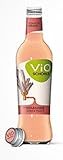  24 Flaschen a 300ml Vio Schorle Rhabarber inclusive 3.60 MEHRWEG Pfand Glas