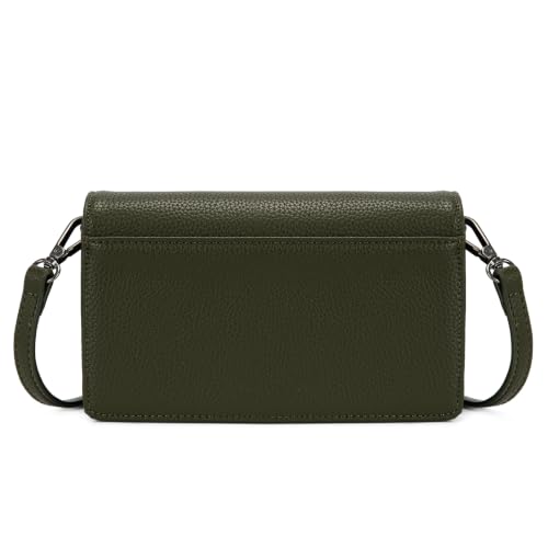Image of Wrangler Small Crossbody Purse for Women, RFID Wallet with 6 Card Slots | Compact RFID Crossbody Wallet with 3 Compartments, 6 Card Slots, Center Zip Pocket and Removable Adjustable Strap
