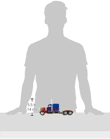 Miniatura 5 de Optimus Prime Truck con robot en chasis de Transformers Movie Hollywood Rides Series Modelo fundido a presión por Jada 30446