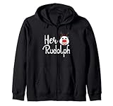 Photo Gallery her rudolph matching coppia outfit uomo divertente regalo di natale felpa con cappuccio Photo Gallery her rudolph matching coppia outfit uomo divertente regalo di natale felpa con cappuccio