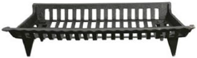 GHP CG30 30 in. Black44; Cast Iron Fireplace Grate