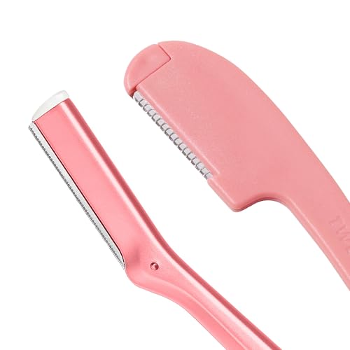 Image of Tweezerman Prep & Plane Facial Razor Set Tea Rose